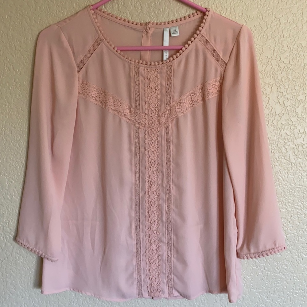 Lauren Conrad Pink Blouse, Size XS